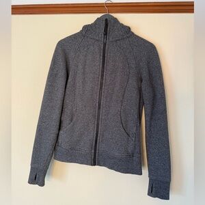 Women’s Lululemon Scuba Full-Zip Hoodie (Grey)